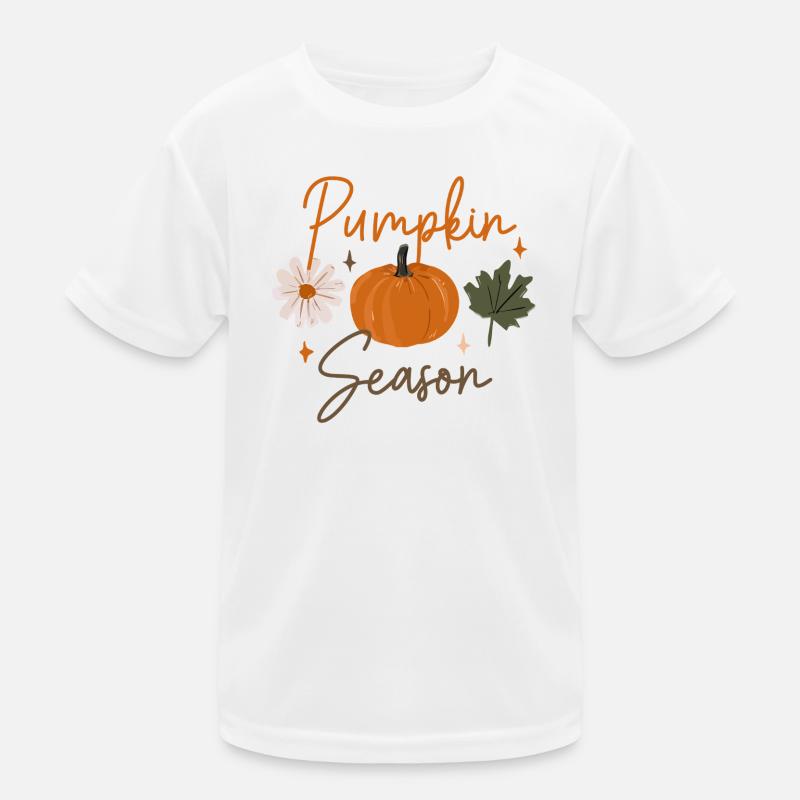 saison des citrouilles T-shirt sport Enfant