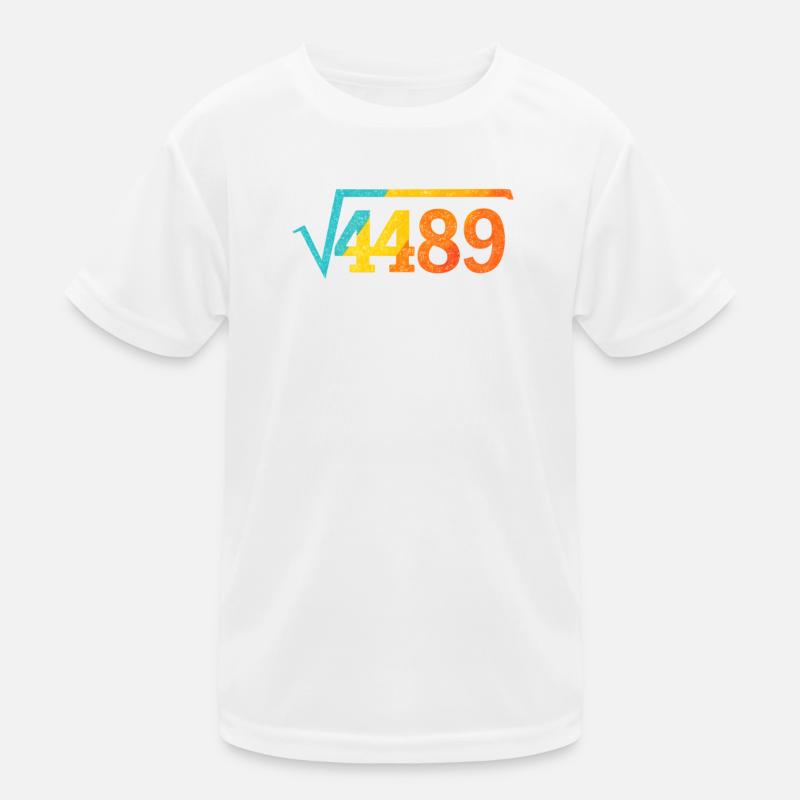 Funny Meme 67, Square Root 4489 - Kids Functional T-Shirt - white