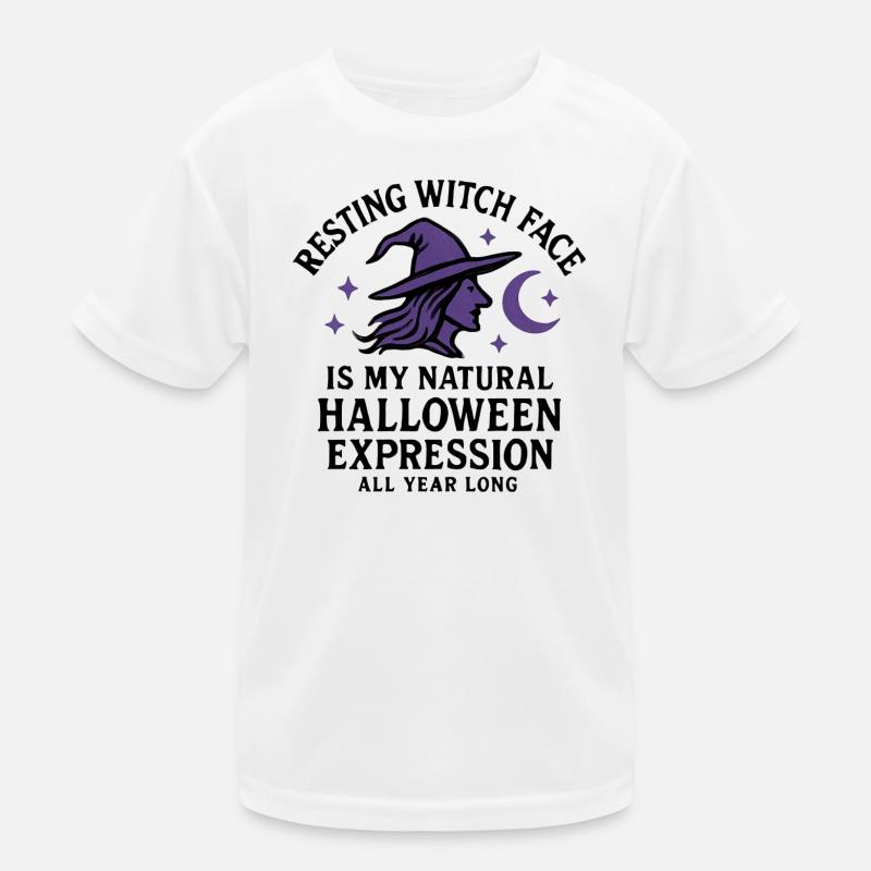 Halloween - Hexe Kinder Funktions-T-Shirt