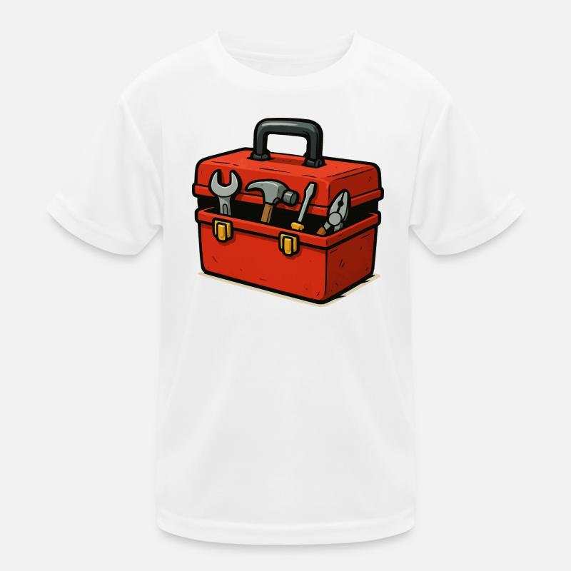 Compact Toolbox Illustration Kids Functional T-Shirt