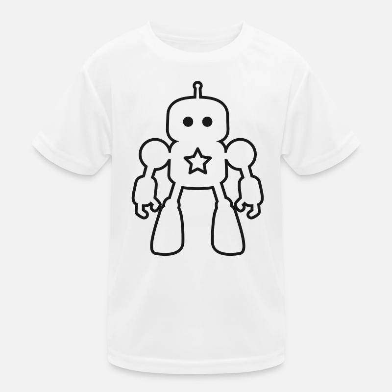 Roboter – Künstliche Intelligenz Sci-Fi Design Kinder Funktions-T-Shirt