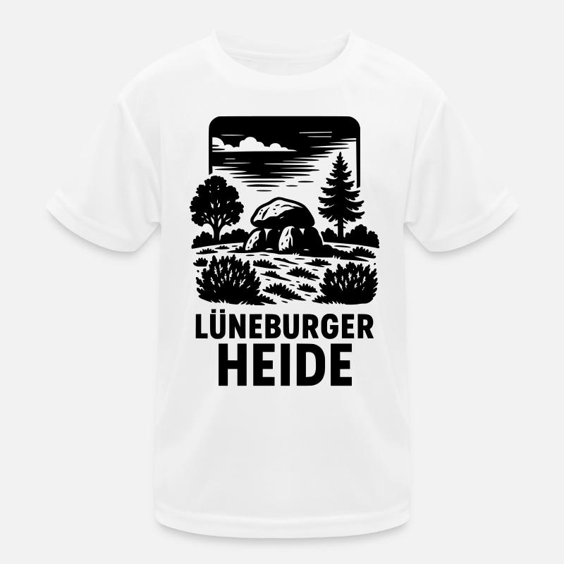 Lüneburger Heide  Kinder Funktions-T-Shirt