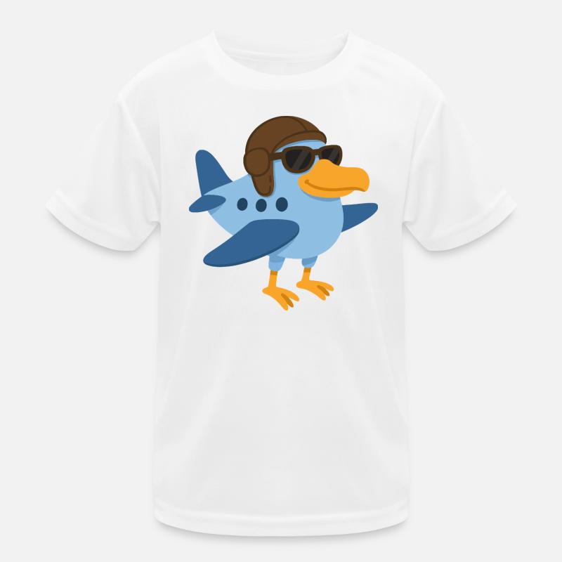 A super bird plane Kids Functional T-Shirt