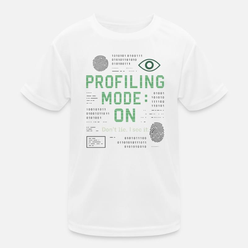 Mode de profilage : ON – True Crime & Mindhunter Shirt T-shirt sport Enfant