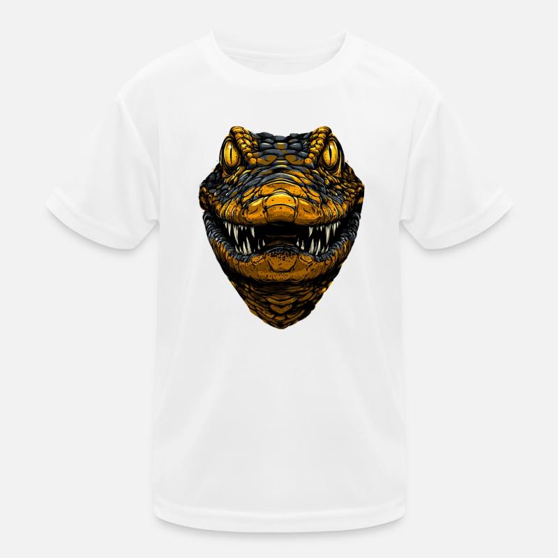 Caïman Crocodile Alligator Reptiles Crocodile Caïmans T-shirt sport Enfant