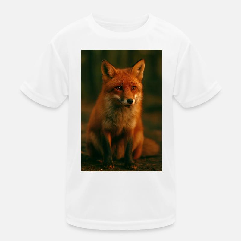 Wild animals, fox Kids Functional T-Shirt