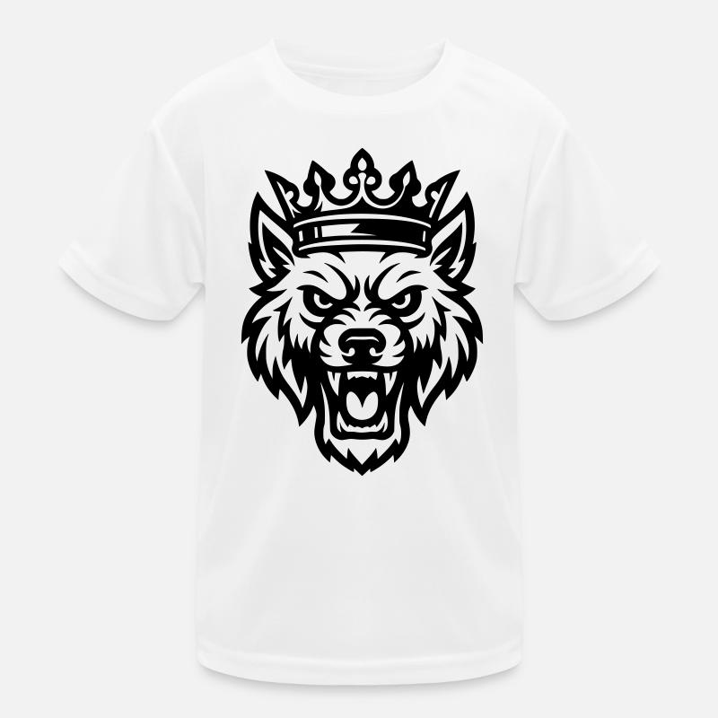 Wolf Kinder Funktions-T-Shirt
