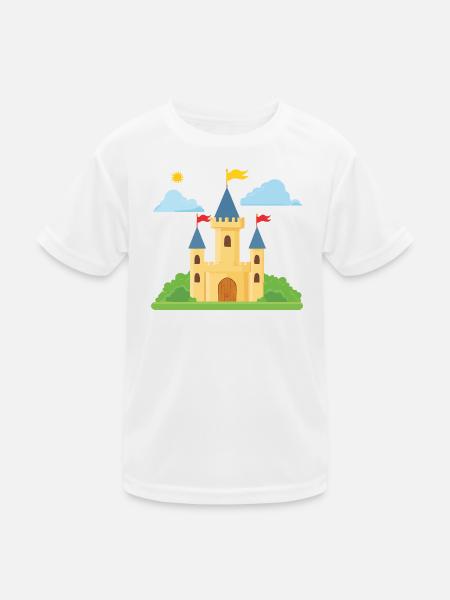 Lock - Kids Functional T-Shirt - white - Front