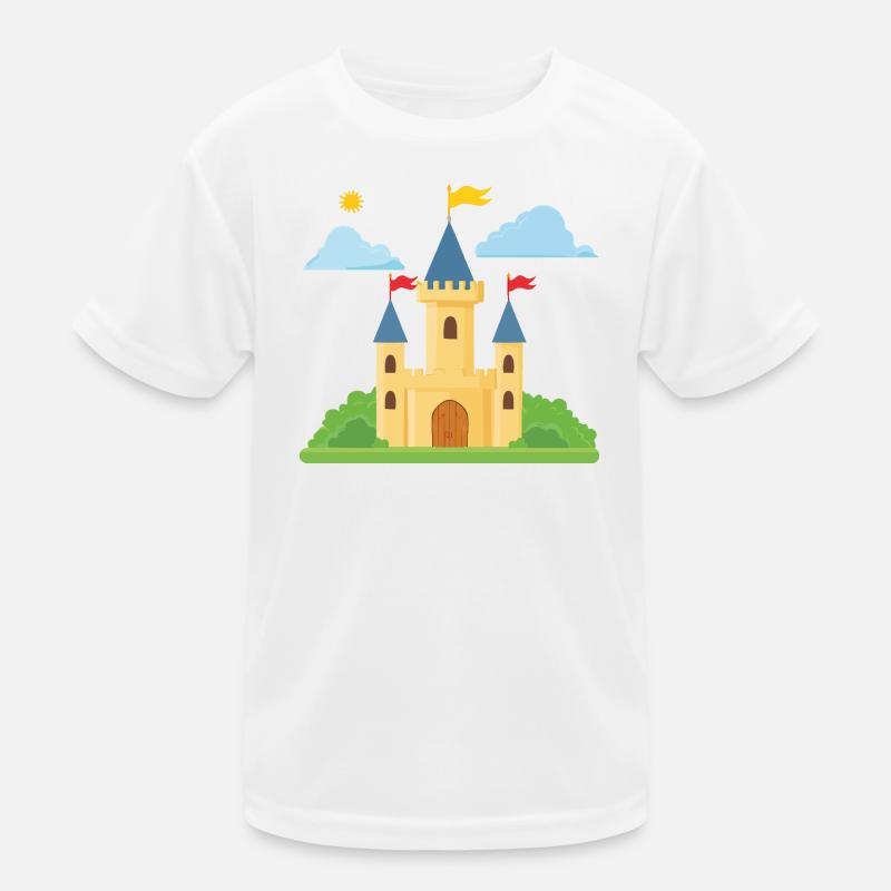 Schloss Kinder Funktions-T-Shirt