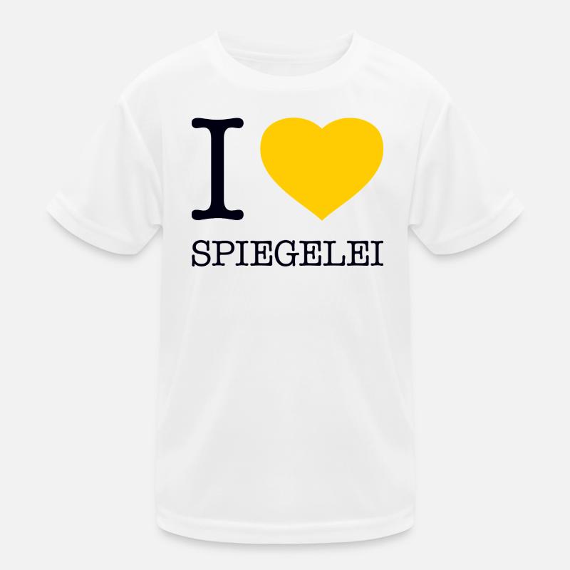 I love Spiegelei Kinder Funktions-T-Shirt