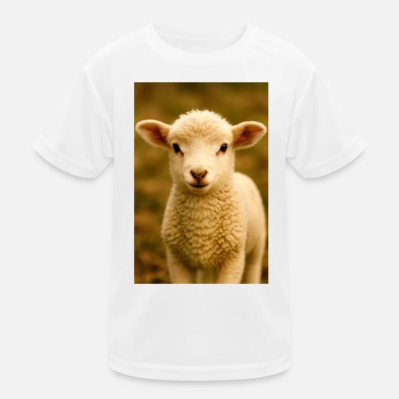 Tiere, Lämmer Kinder Funktions-T-Shirt