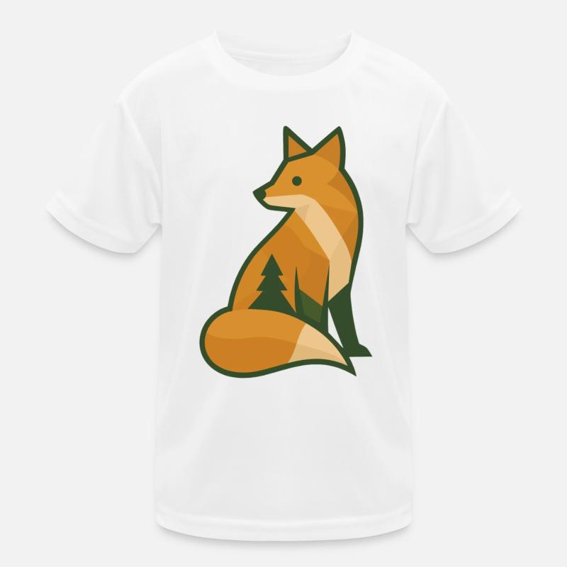 Renard de la forêt T-shirt sport Enfant
