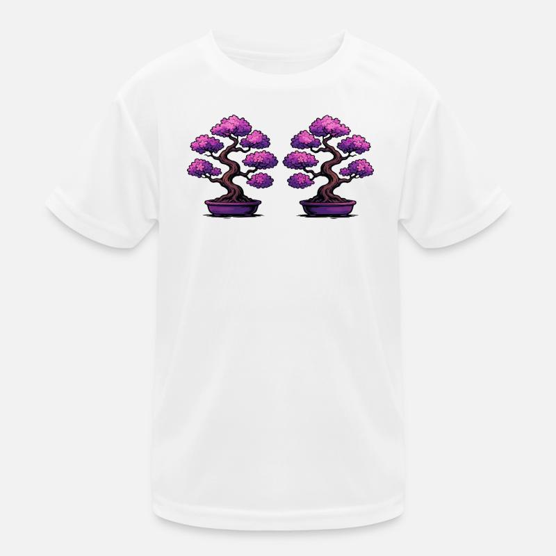Double Sakura Bonsai Kids Functional T-Shirt