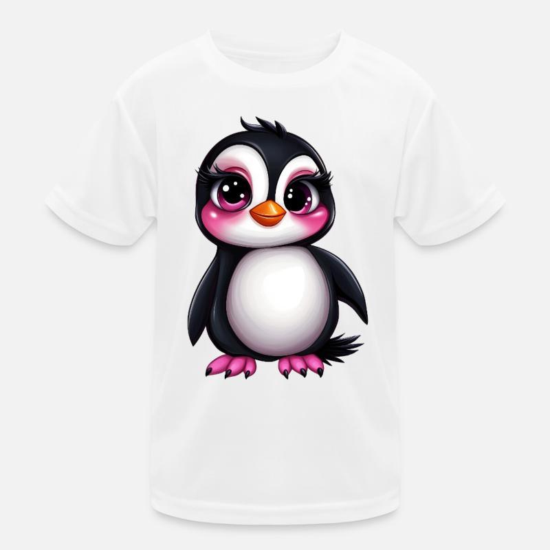 süßer Pinguin :) Kinder Funktions-T-Shirt