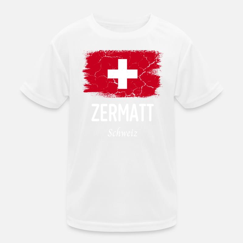 Zermatt Kinder Funktions-T-Shirt