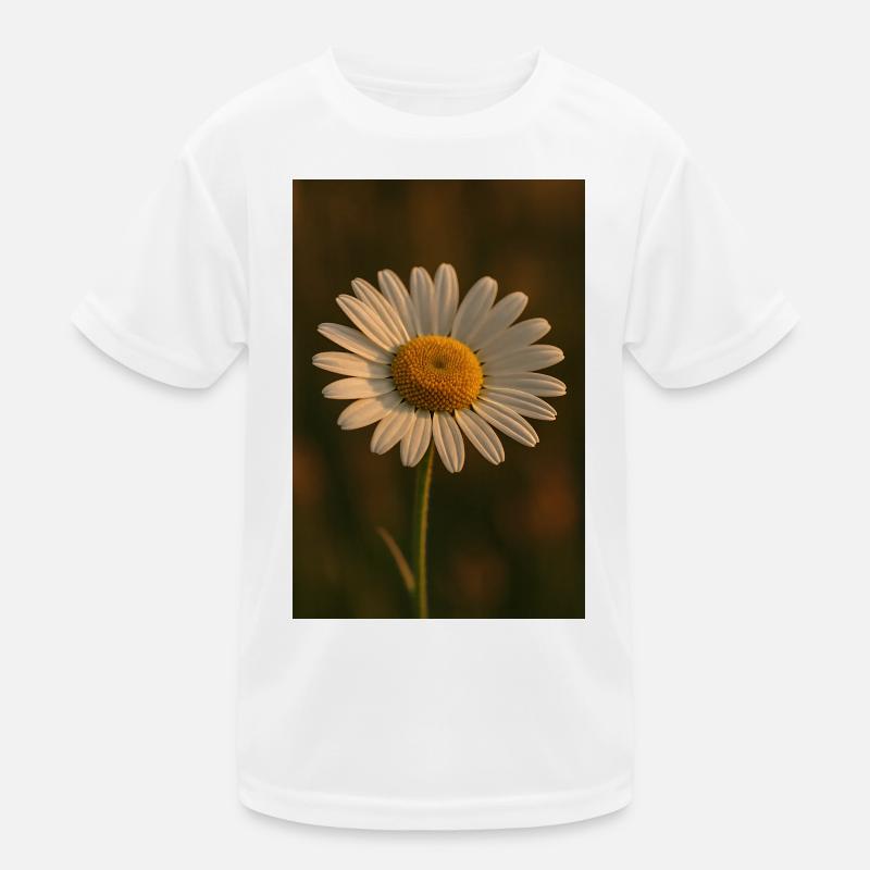 Natur - Blumen - Gänseblümchen Kinder Funktions-T-Shirt