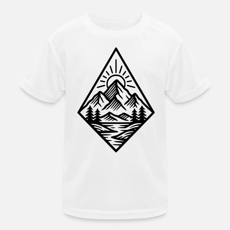 Natur Kinder Funktions-T-Shirt