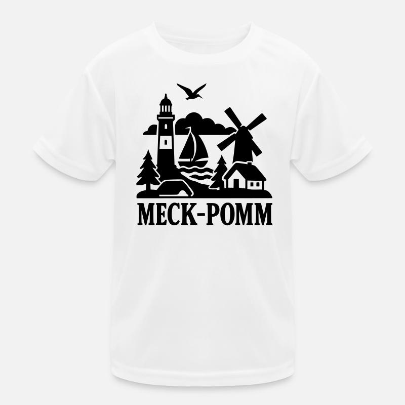 meckpomm silhouette Kinder Funktions-T-Shirt