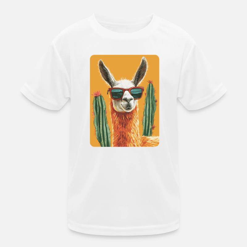 Lama Kinder Funktions-T-Shirt