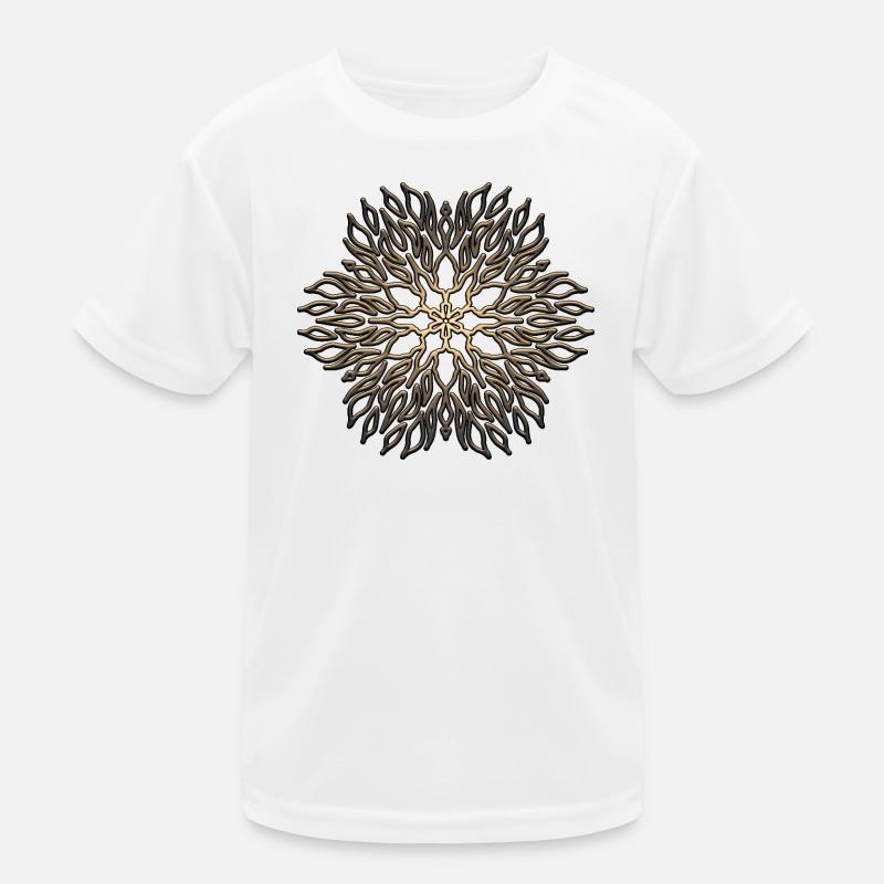 Mandala Kinder Funktions-T-Shirt