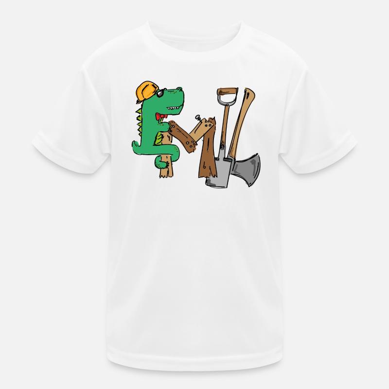 Emil Construction site croki with tools Kids Functional T-Shirt