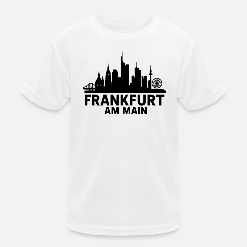 Frankfurt am Main Silhouette Kinder Funktions-T-Shirt