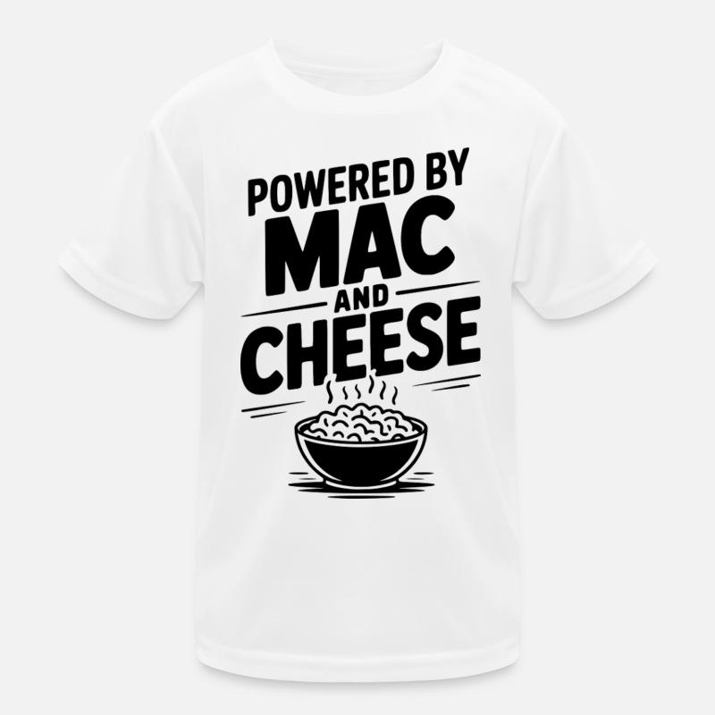 Propulsé par Mac and Cheese T-shirt sport Enfant