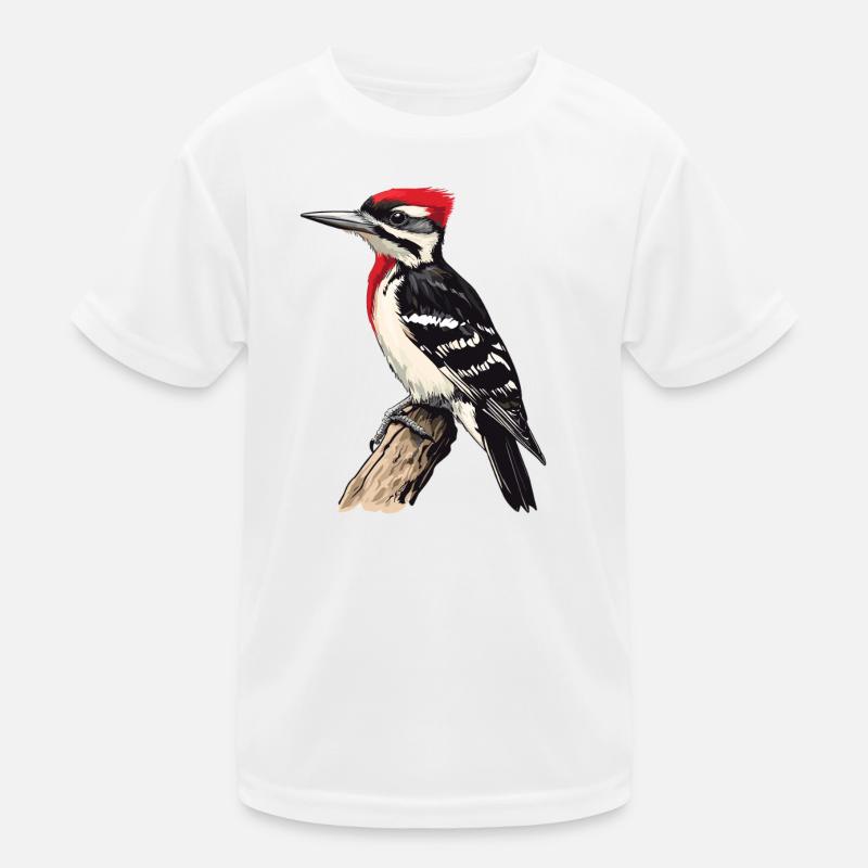 Spechte Specht Kinder Funktions-T-Shirt