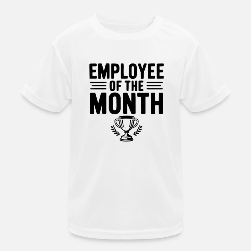 Mitarbeiter des Monats Kinder Funktions-T-Shirt