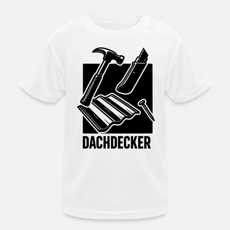 Roofing Tools Kids Functional T-Shirt