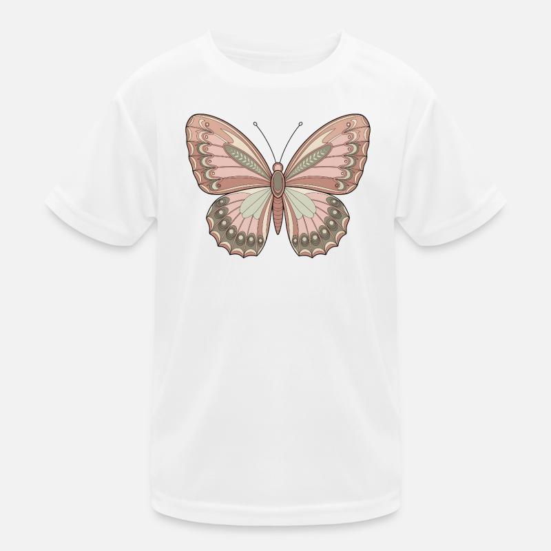 Boho Schmetterling Kinder Funktions-T-Shirt