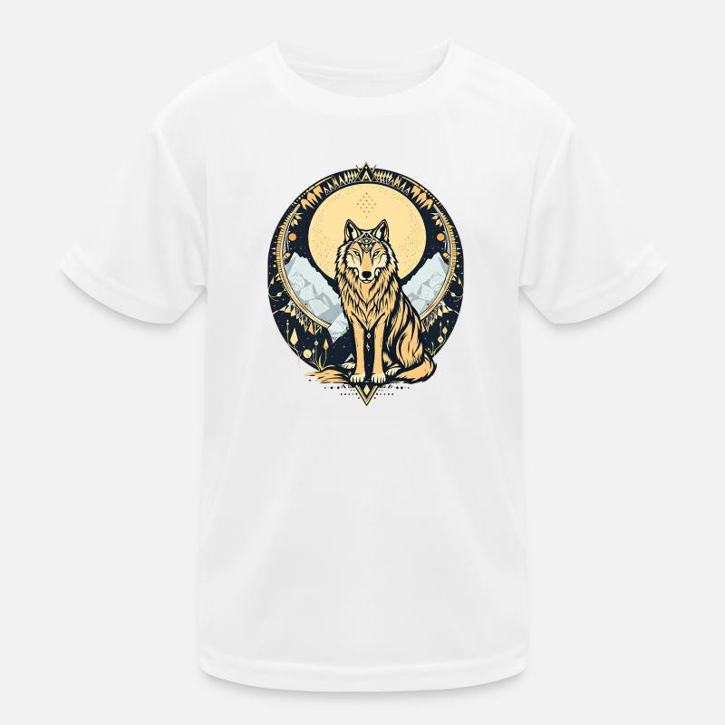 Loup Bohème T-shirt sport Enfant