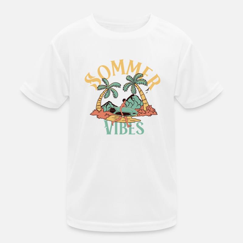 Summer Vibes Kids Functional T-Shirt