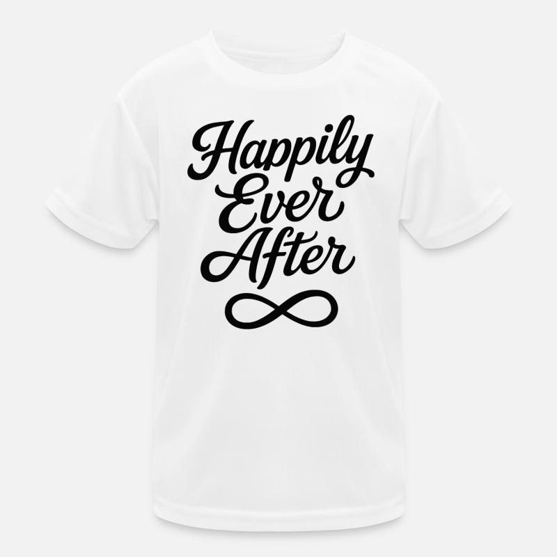 Mariage EVG EVJF "Happily Ever After" T-shirt sport Enfant