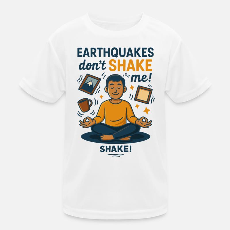 Ruhe im Beben Kinder Funktions-T-Shirt