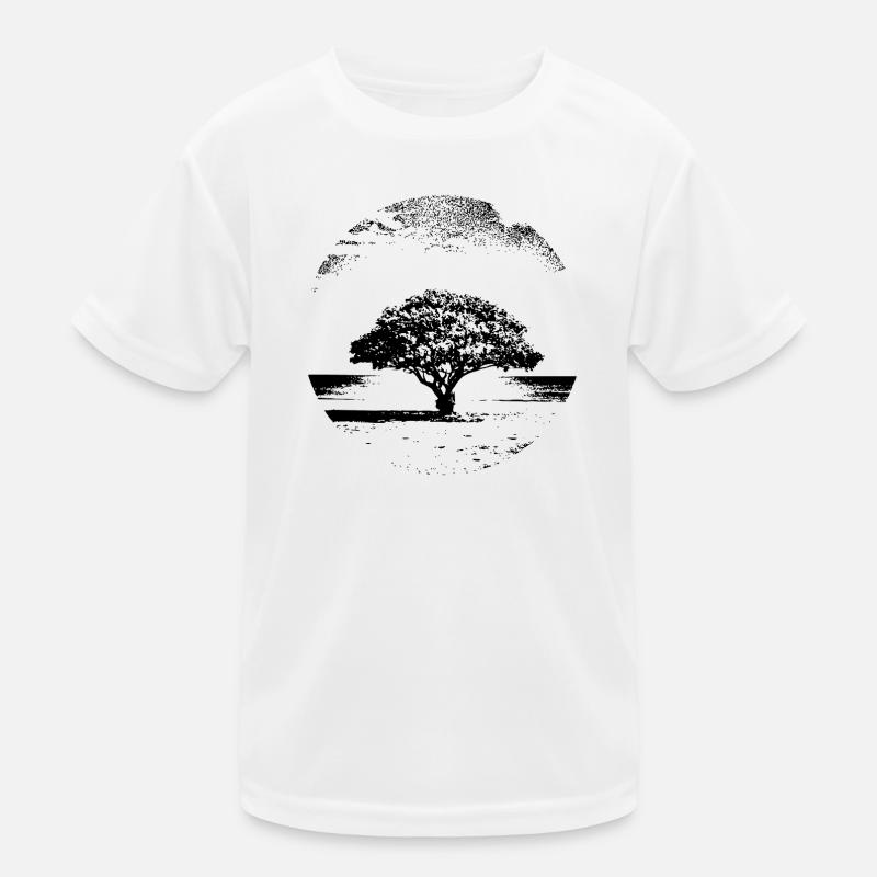tree sketch Kids Functional T-Shirt