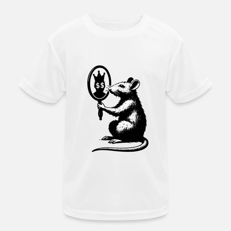 Rat devant le miroir T-shirt sport Enfant