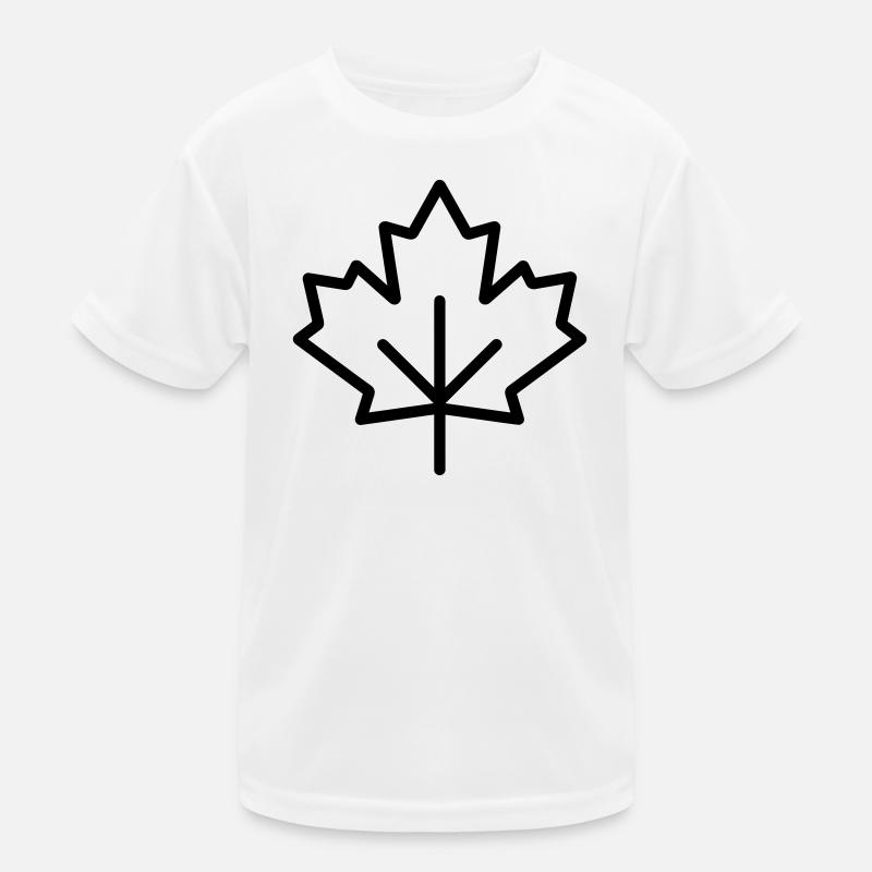 Ahornblatt Kinder Funktions-T-Shirt