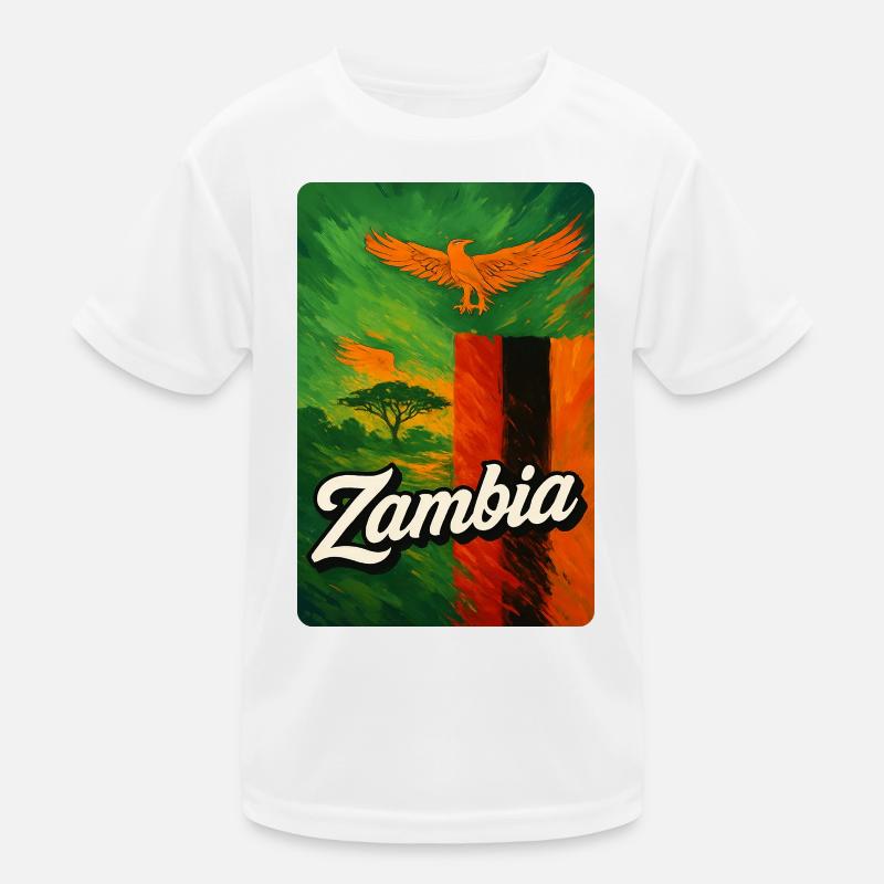 Sambia – Adler über Afrikas Weiten Kinder Funktions-T-Shirt
