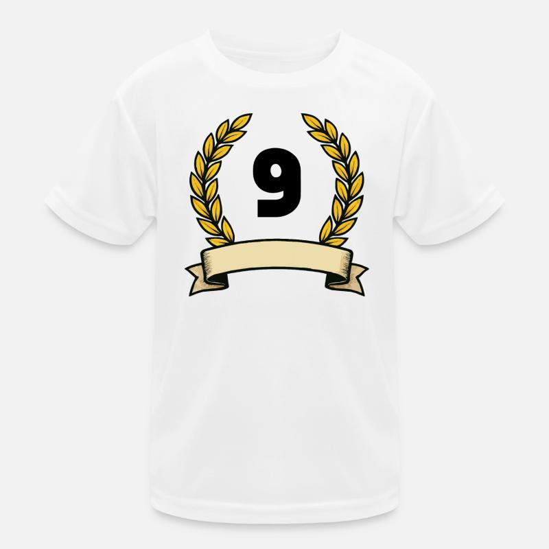 Golden Laurel Wreath 9 Kids Functional T-Shirt