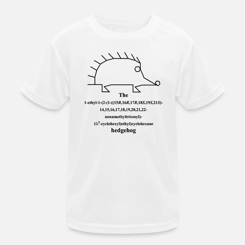 Igel Molekül - IUPAC nomenklatur Witz -b Kinder Funktions-T-Shirt