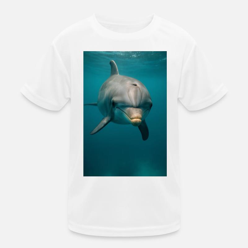 Tiere - Delfin Kinder Funktions-T-Shirt