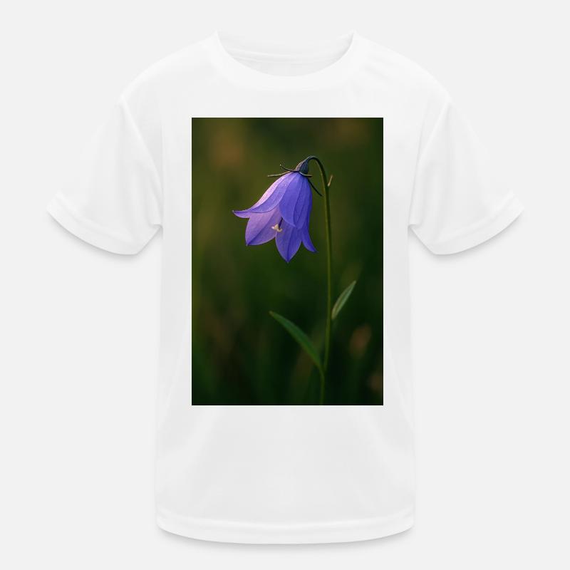 Rundblättrige Glockenblume Kinder Funktions-T-Shirt