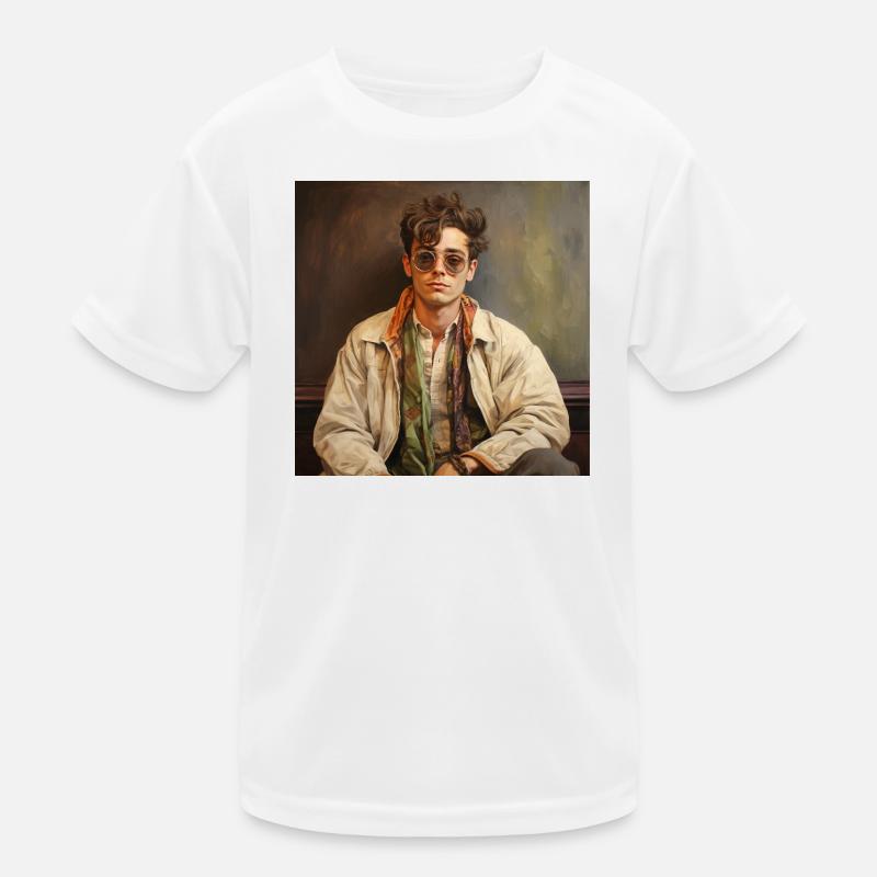 Portrait Rétro Chic avec lunettes de soleil T-shirt sport Enfant