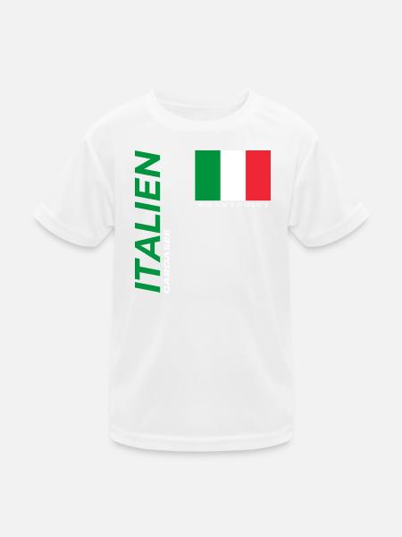Gardasee - Kinder Funktions-T-Shirt - Weiß