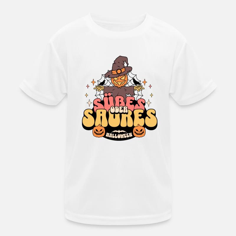 Süßes oder Saures Kinder Funktions-T-Shirt