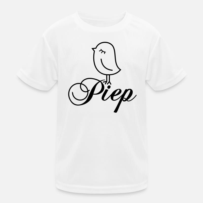 Spatz Piep – Piepmatz Vogel Cartoon Motiv Kinder Funktions-T-Shirt
