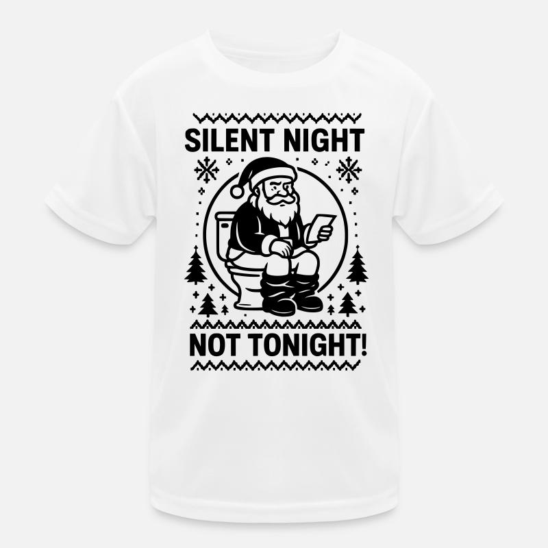 Nuit silencieuse pas ce soir T-shirt sport Enfant