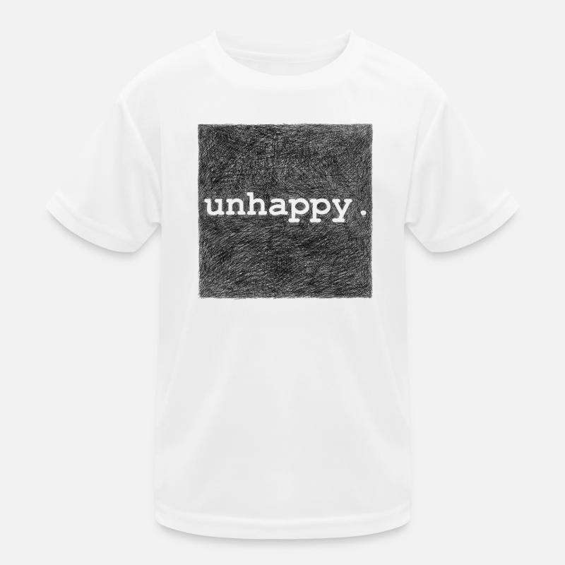 Unhappy - alpha version Kids Functional T-Shirt