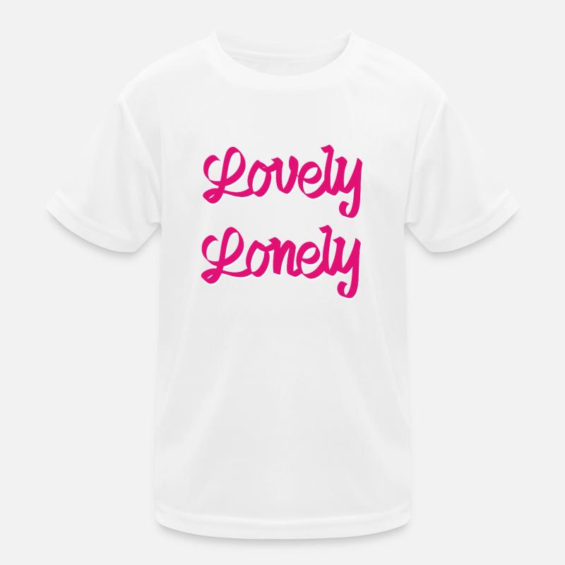 Schön einsam Kinder Funktions-T-Shirt
